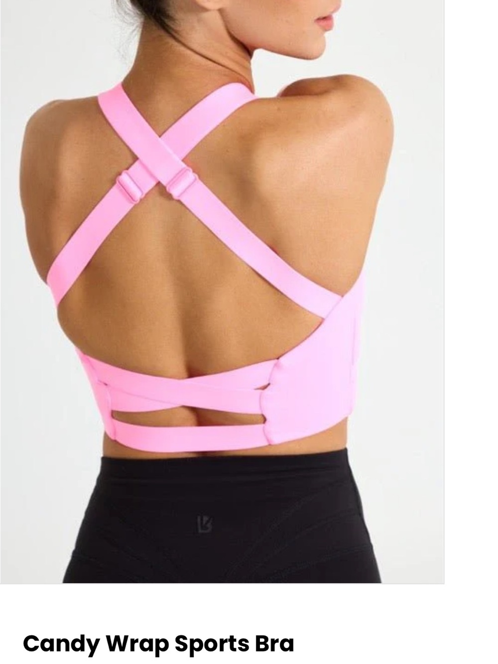 NWT BuffBunny Pink Candy Wrap Sports Bra - Lover Pink 🩷